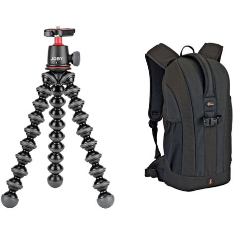 Joby Gorillapod 3k Tripod And Lowepro Flipside 200 Backpack Kit