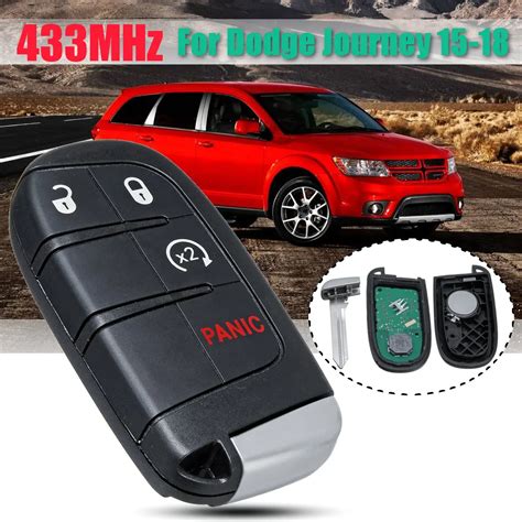 433mhz 3 4 5 Buttons Fob Remote Key With Battery For Dodge Journey 2015