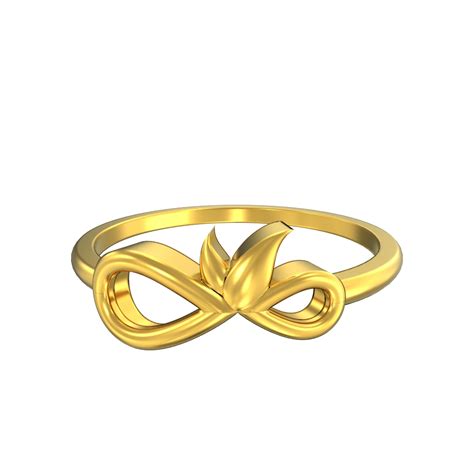 Spe Gold Leaf With Infinity Gold Ring