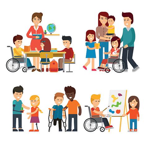 Disability Clip Art Vector Images And Illustrations Istock