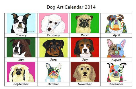 2014 Pug And Dog Art Calendars Are Here Dog Art Studio