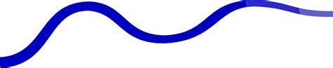 Single Blue Wavy Line Clip Art Library