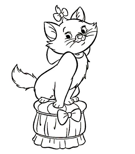 See the category to find more printable coloring sheets. The Marie Cat Coloring Pages | Learn To Coloring