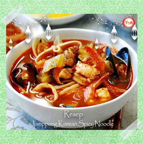 Bahan tumisan seafood pedas : Resep Jjamppong Mie Seafood Pedas ala Korea - Basoyen