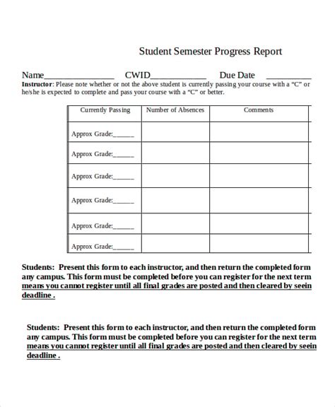 Progress Report Templates 14 Free Word Excel And Pdf Formats Samples