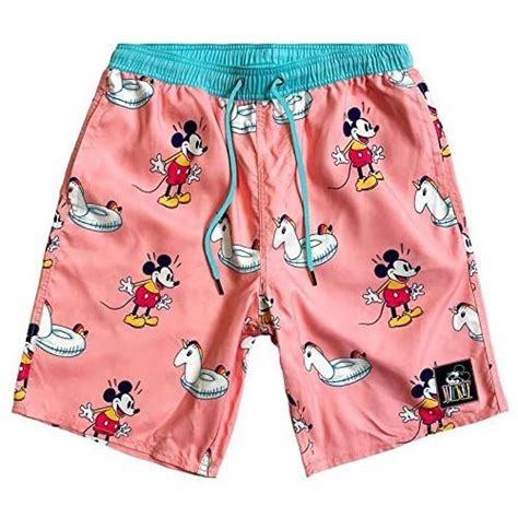Disney Neff Mens Mickey Mouse Hot Tub Swim Surf Shorts