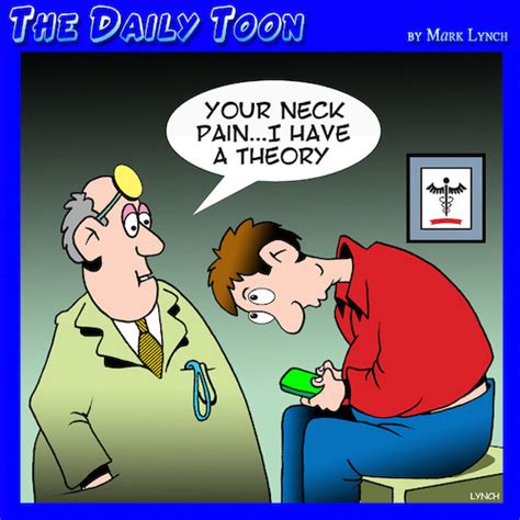 Neck Pain By Toons Media And Culture Cartoon Toonpool