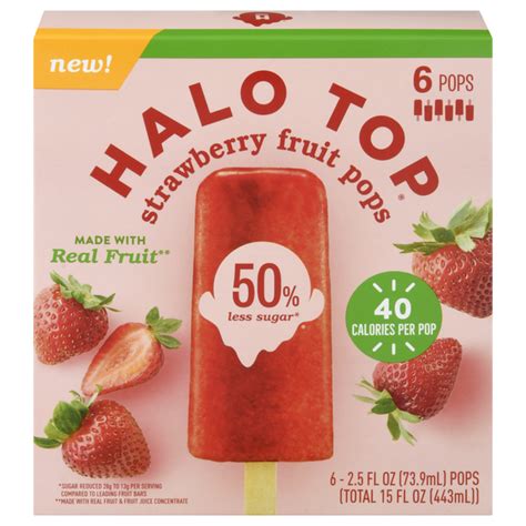 Save On Halo Top Fruit Pops Strawberry Less Sugar Ct Order Online Delivery Giant