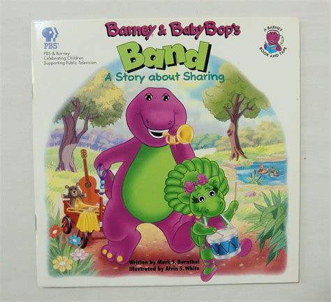 Barney And Baby Bop Coloring Book 1993 Vintage 90s Ph