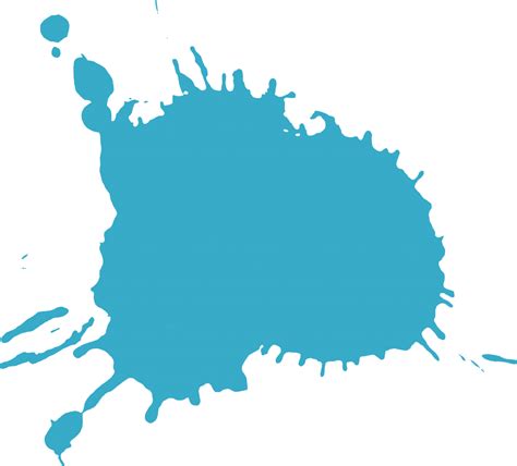 10 Blue Paint Splatters (PNG Transparent) | OnlyGFX.com png image