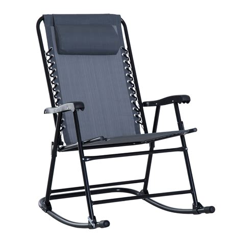 Outdoor Rocking Chair Patio Table Seating Set Rocker Bistro Folding