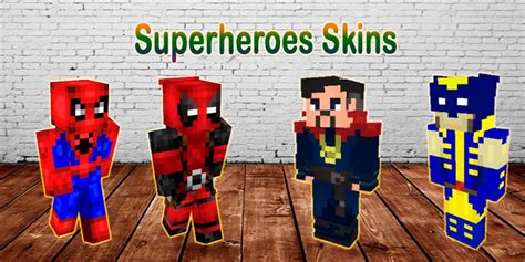 Superheroes Skins Minecraft Apk للاندرويد تنزيل