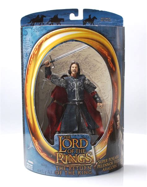 Super Poseable Pelennor Fields Aragorn The Return Of The King Edition