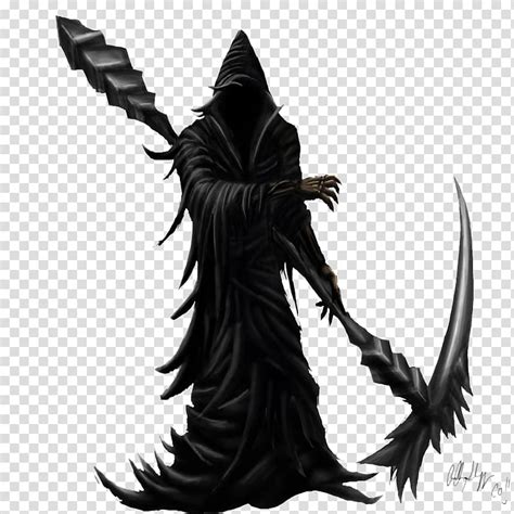 Black Grim Reaper Death Grim Reaper Hd Transparent Background Png