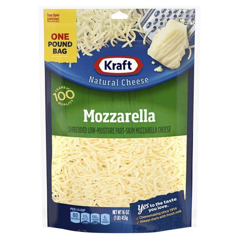 Mozzarella Shredded Cheese Kraft 16 Oz Delivery Cornershop By Uber