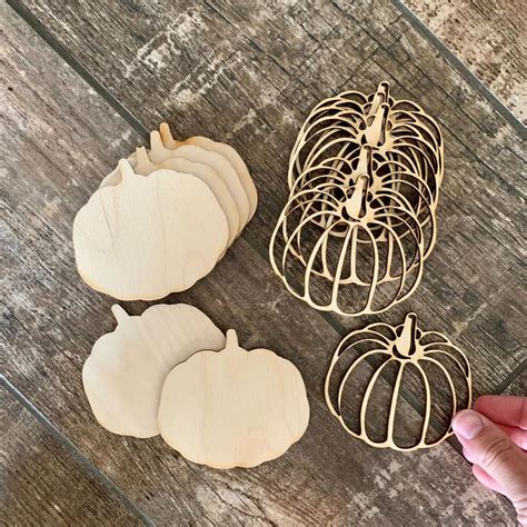 Unfinished Wood Pumpkin Cutouts All Wood Cutouts Wood Crafts