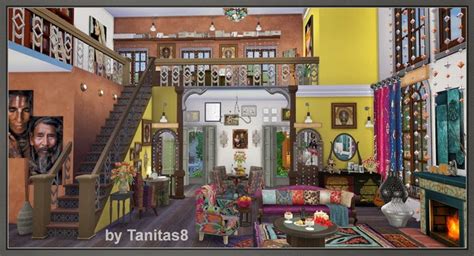 My Sims 4 Blog Boho Chic House By Tanitas8