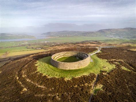 Ring Fort On A Mountain Stock Photo Image Of Aileach 142630700
