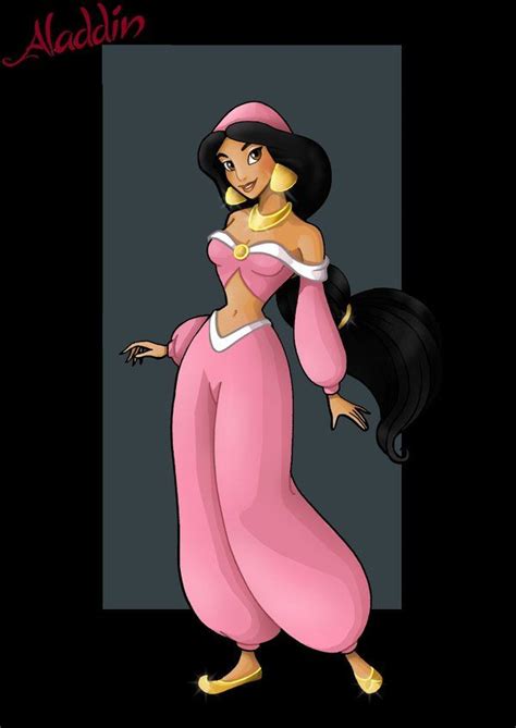 Princess Jasmine Pink Outfit By Nightwing1975 On Deviantart Princess Jasmine Disney Art