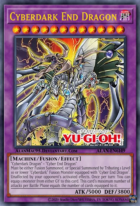 Sdcs 1st Edition Mint Cyberdark End Dragon Complete Deck 48 Cards Yu