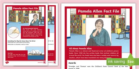 Pamela Allen Fact File Teacher Made Twinkl