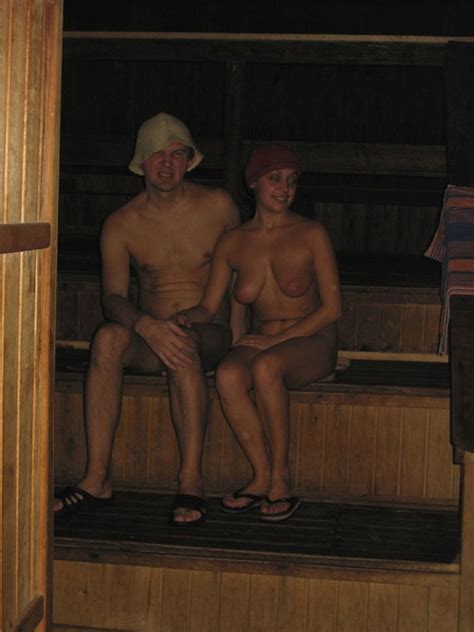 Amateur Sauna Couple Trinolla