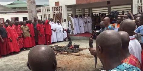 Edo Witch Doctors Lift Curses On Victims Of Human Trafficking