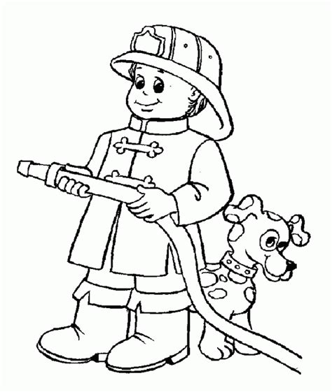 Fireman coloring pages are a fun way for kids of all ages to develop creativity, focus, motor skills and color recognition. Fireman Coloring Pages For Kids Printable - Coloring Home