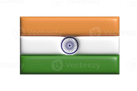 India Flag 3d Render 22220859 Png