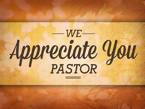 Pastor Appreciation Christian Bulletin Harvest Fall Church Bulletin