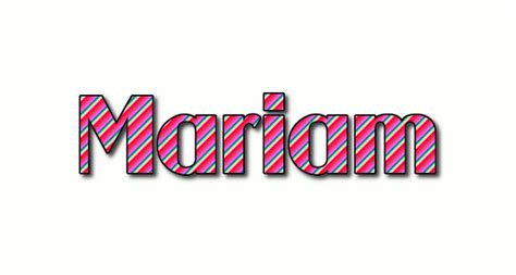 Mariam Logo Outil De Conception De Nom Gratuit à Partir De Texte