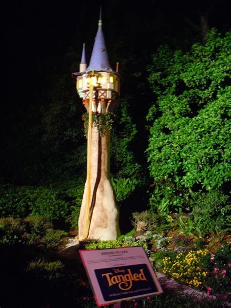Video Tangled Rapunzel Tower At 2011 Epcot International Flower And