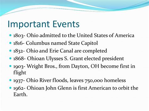 Ppt The History Of Ohio Powerpoint Presentation Free Download Id