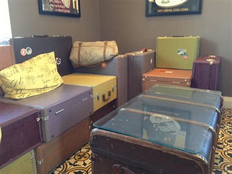 Suitcase Furniture At Balzacks Niagara On The Lake On Suitcase