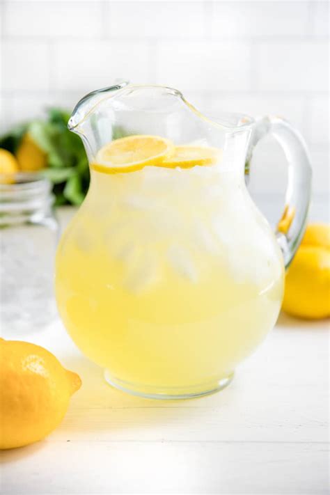 How To Make Homemade Lemonade With Real Lemons Cafe Delites 83780 Hot