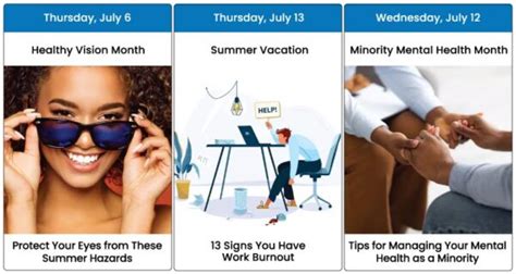 Your July 2023 Health Days Calendar Is Here Baldwin Publishing
