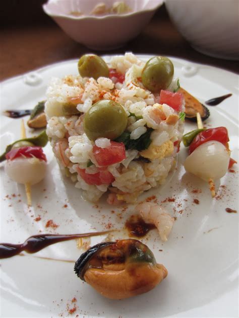 Deliciosa Gula ENSALADA DE ARROZ CON AHUMADOS Y GAMBAS