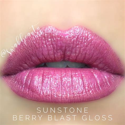 Sunstone Lipsense With Berry Blast Gloss Independent Lipsense