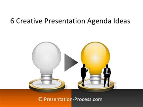 Top 90+ creative powerpoint ideas will show you the best presentation examples and give tips on how to create the one to convey your key messages, keep the audience focused and. 5 Creative Presentation Agenda Ideas