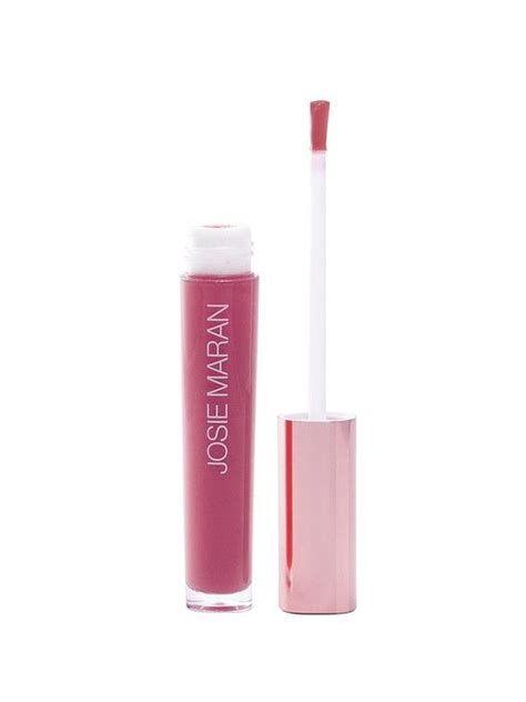 Josie Maran Lip Gloss In Voluptuous Perfect Pink For Darker Skin Tones