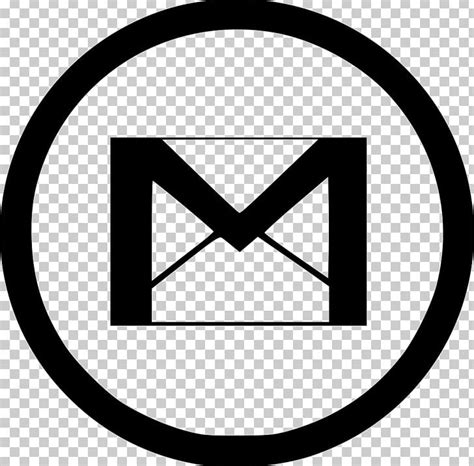Gmail Icon Black And White At Collection Of Gmail