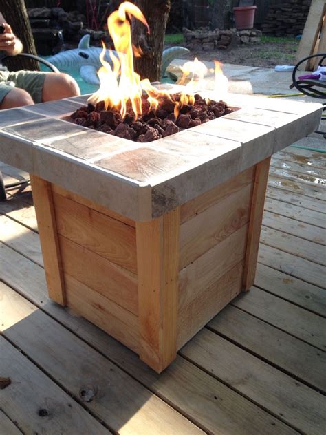 Fire media is the final step to finishing your gas fire pit. DIY Propane Fire Pit | Outdoor propane fire pit, Diy propane fire pit, Diy gas fire pit