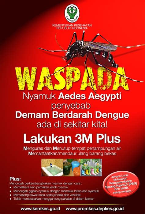 Contoh Poster Nyamuk Aedes Luar Biasa Contoh Poster Nyamuk Aedes