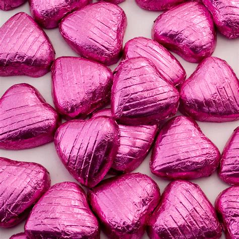 Chocolate Foil Hearts Uk Wedding Favours