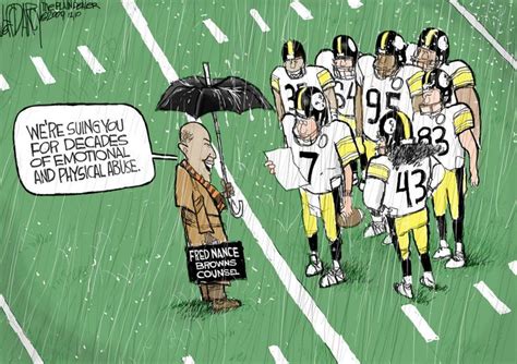 Sorry Cleveland Browns But You Re An Easy Win Editorial Cartoon