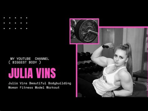 Biggest Russian Female Julia Vins Bodybuilder Gym Workout Fitness Tips