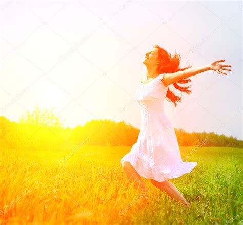 enjoyment-free-happy-woman-enjoying-nature-girl-outdoor-stock-photo