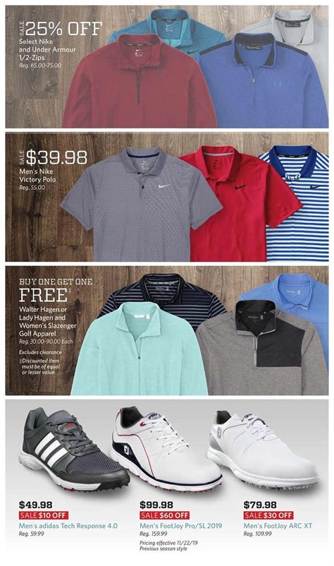 Golf Galaxy Black Friday Ad Scan Deals And Sales 2019 Golf Outfit