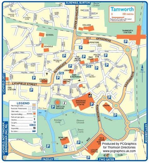 Tamworth Map