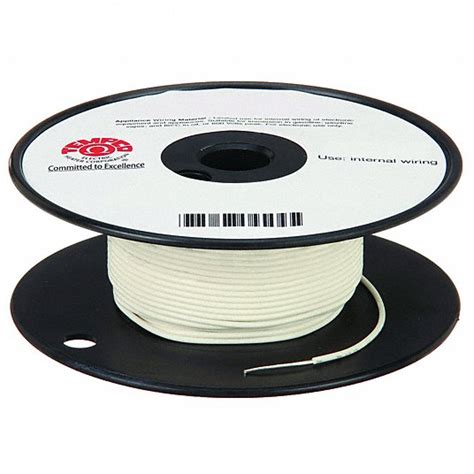 Tempco 20 Awg Wire Size White High Temp Lead Wire 3grp8ldwr 1074